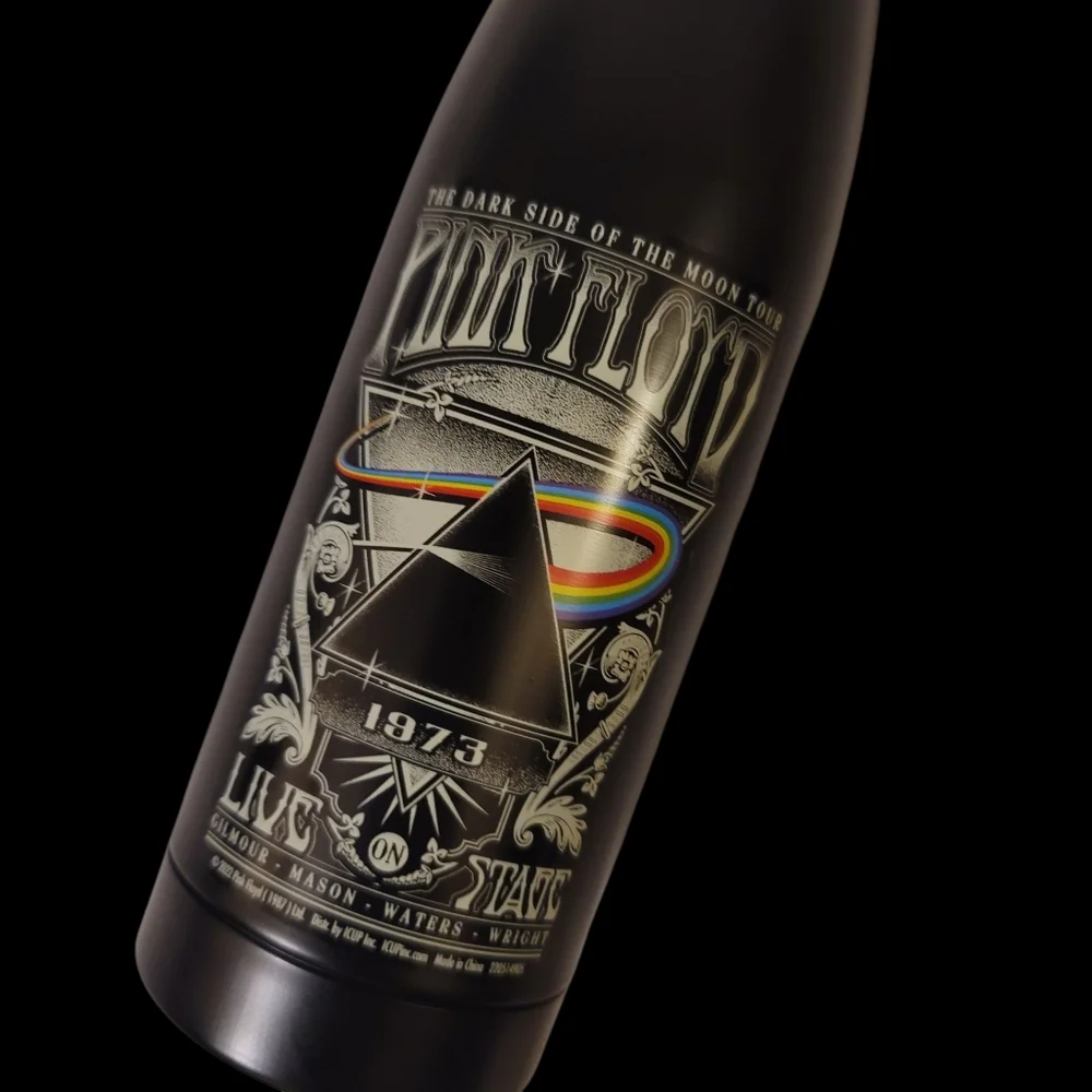 Pink Floyd The Dark Side Of The Moon TOUR Stainless Steel Water Bottle 17 Oz